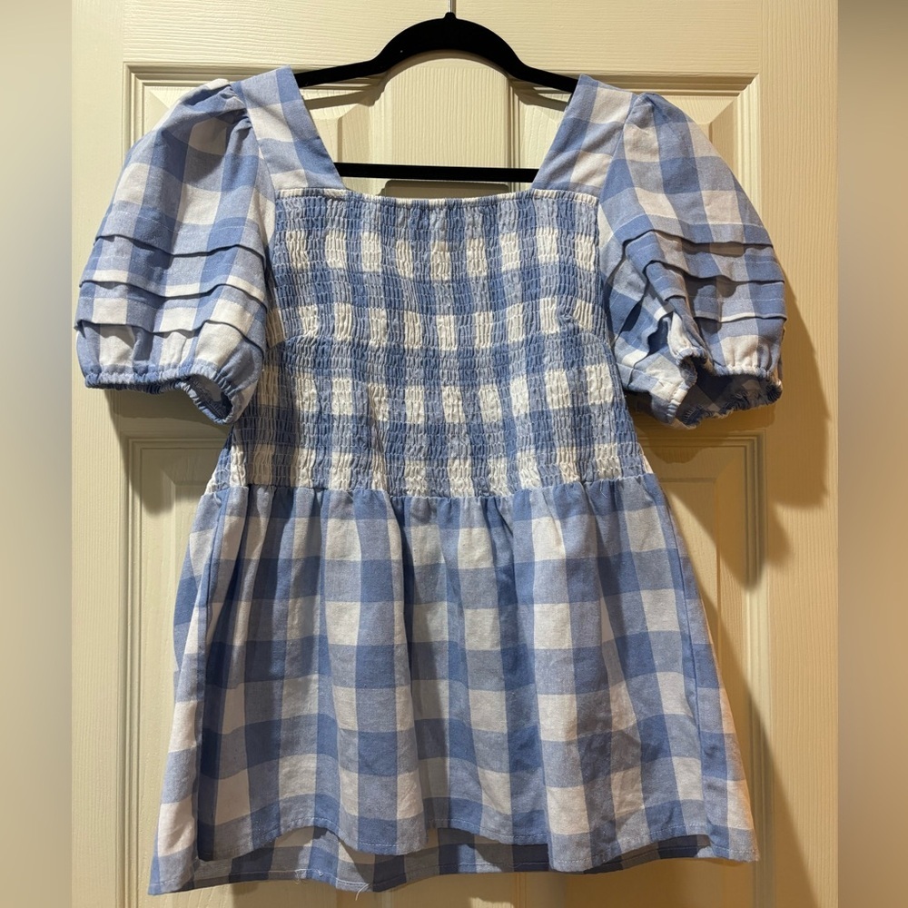 Grace + Karma Checkered Top